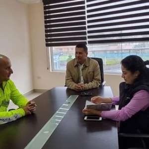 REUNION CON TENENCIA POLITICA Y POLICIA NACIONAL DEL UPC RIO NEGRO