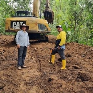 AVANCE DE APERTURA DE VIA EN APOYO A LOS AGRICULTORES EN EL SECTOR MARGAJITAS-SANTA INES