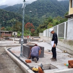 AVANCE DE LA CONSTRUCCIÓN DEL PARQUE RECREACIONAL DEL CASERIO SAN FRANCISCO