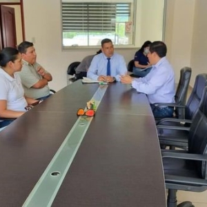 REUNIÓN CON GERENTE DE CELEC EP HIDROAGOYAN, PRESIDENTE GADPRV 