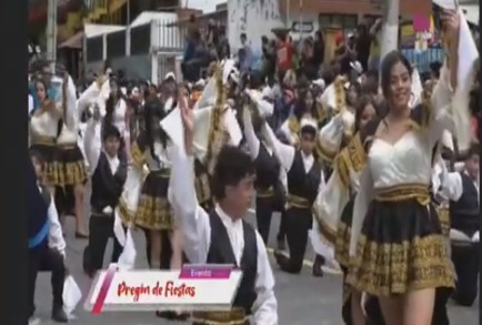 PARTICIPACIÓN DEL GRUPO DE DANZA EN BAÑOS DE AGUA SANTA