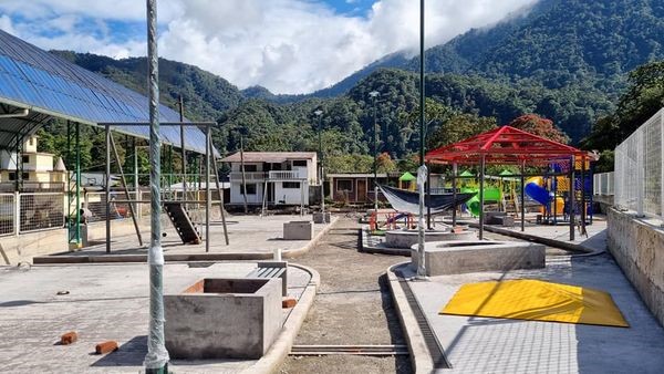 AVANCE DE LA CONSTRUCCIÓN DEL PARQUE RECREACIONAL DEL CASERÍO SAN FRANCISCO